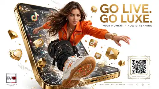 Go Live. Go Luxe. - TikTok LIVE campaign by InVision8